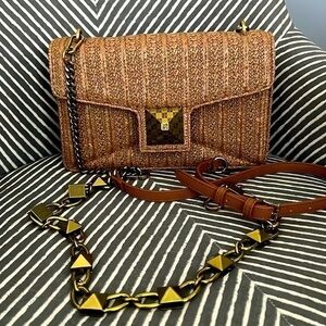 Steve Madden crossbody bag tan color production sample not available anywhere